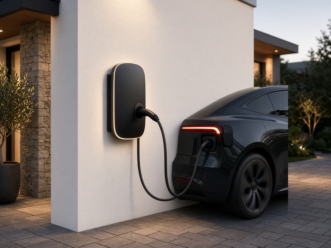 Wallbox per la ricarica di un'auto elettrica